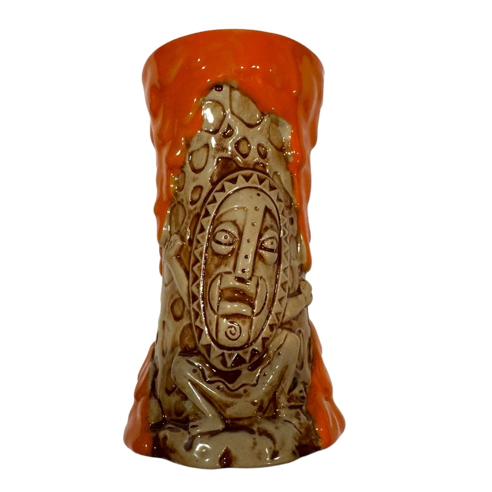 Second Edition Trader Sam’s Enchanted Tiki Bar Orange Tiki Mug